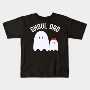 Ghoul Dad Halloween Father Daddy Ghost Trick Or Treating Kids T-Shirt